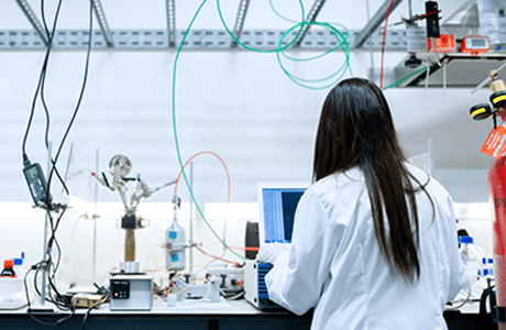 scientific in a lab
