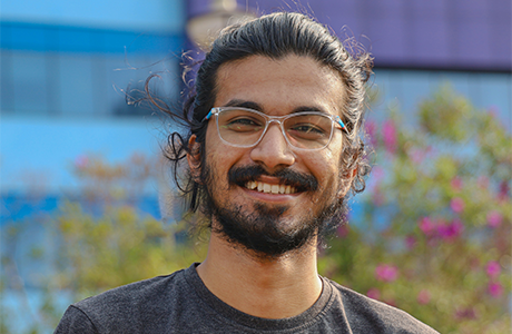 Man smiling 