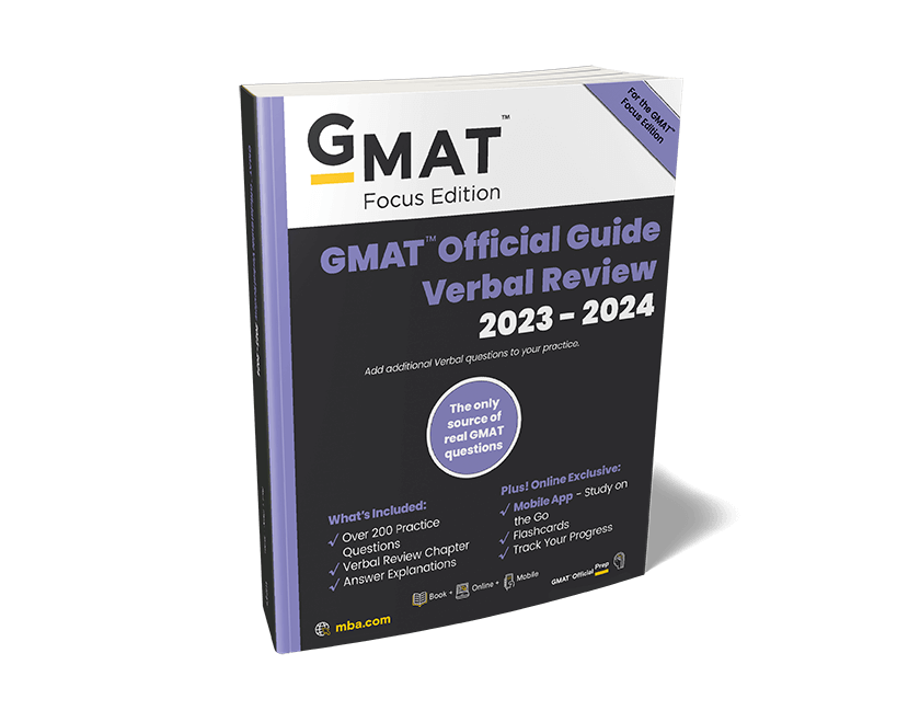 GMAT™ Official Guide Verbal Review 2022: Book + Online Question Bank