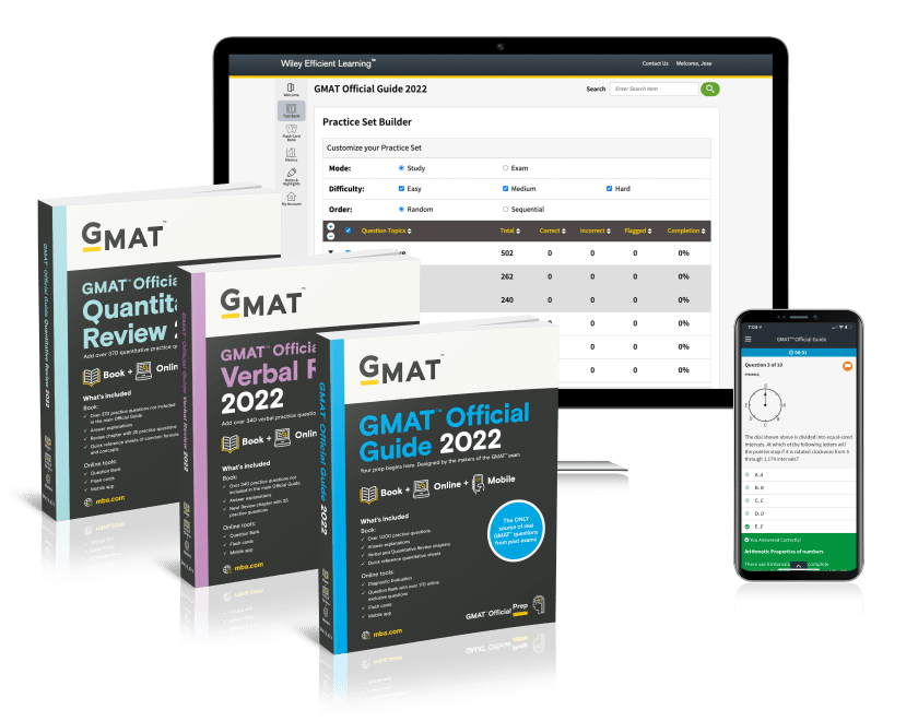 GMAT™ Official Guide Bundle 2022