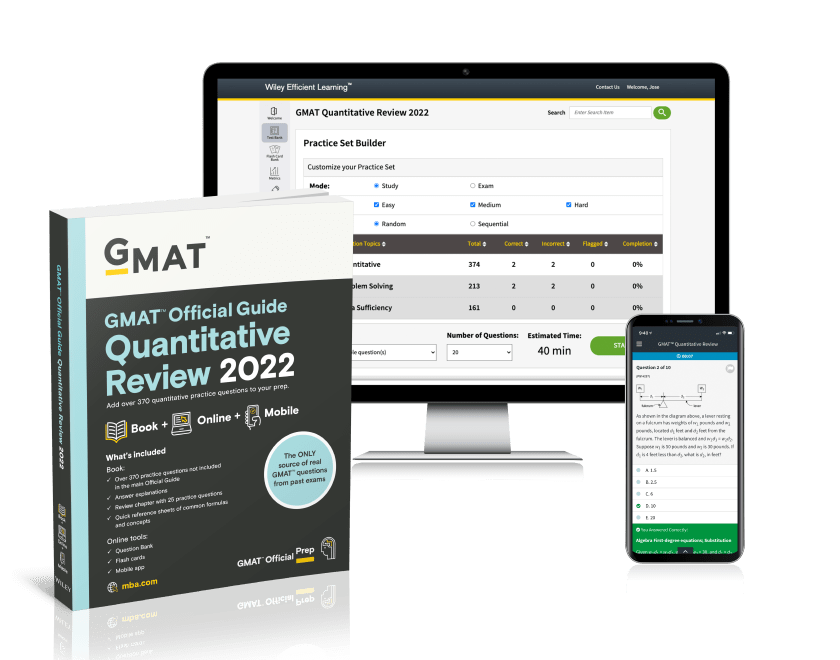 GMAT™ Official Guide Quantitative Review 2022: Book + Online Question Bank